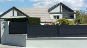 cloture contemporaine Portalier